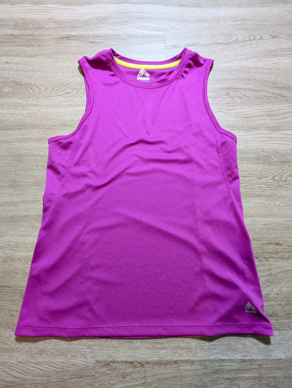 RBX Active Tank Top Womens Large L Purple Magenta Mesh Side Sleeveless